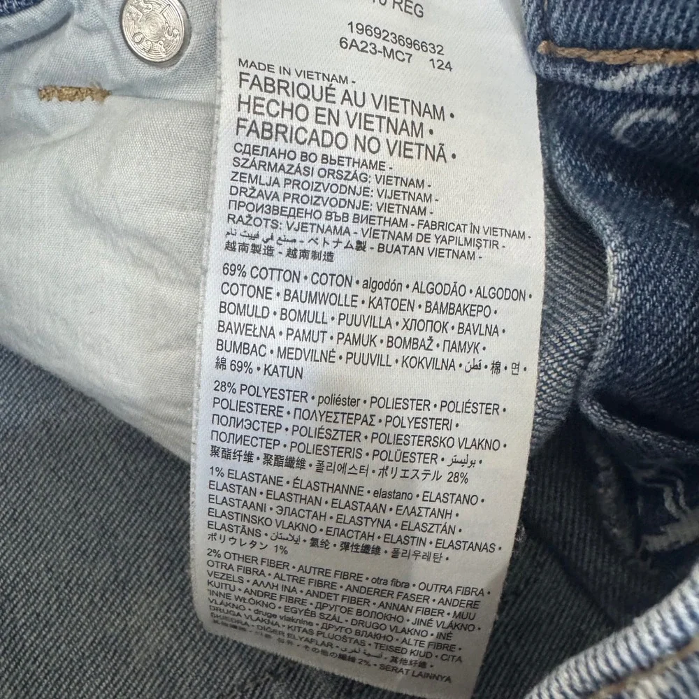 Signature by Levi Strauss Denim Skort Girls 10 Floral Print Buckle Wrap‎ Blue